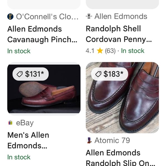 Allen Edmonds Men's Size 10 C Burgundy Leather Loafers Made In USA - Picture 6 of 9